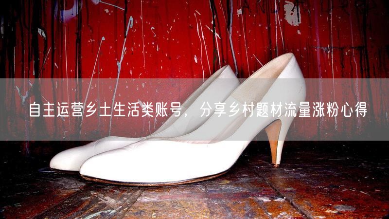自主运营乡土生活类账号,分享乡村题材流量涨粉心得