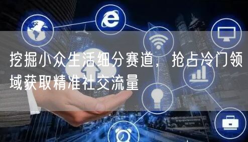 挖掘小众生活细分赛道，抢占冷门领域获取精准社交流量