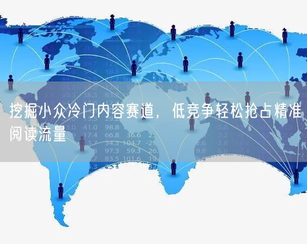 挖掘小众冷门内容赛道,低竞争轻松抢占精准阅读流量