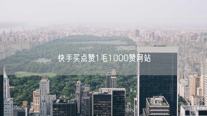 快手买点赞1毛1000赞网站