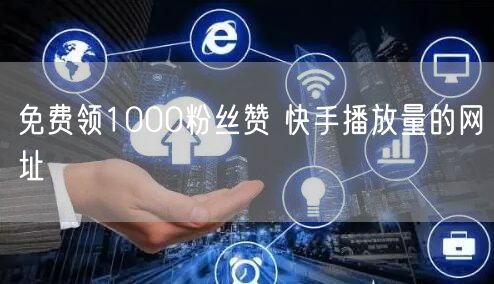 免费领1000粉丝赞 快手播放量的网址