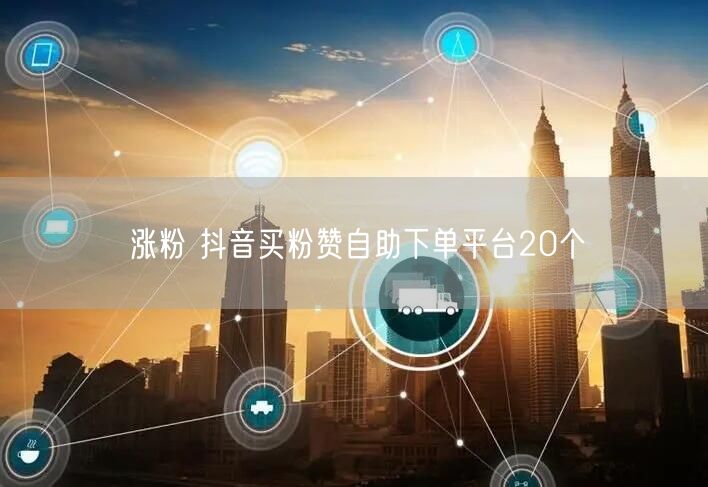涨粉 抖音买粉赞自助下单平台20个