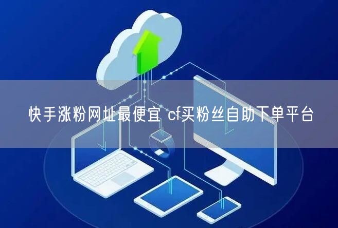 快手涨粉网址最便宜 cf买粉丝自助下单平台