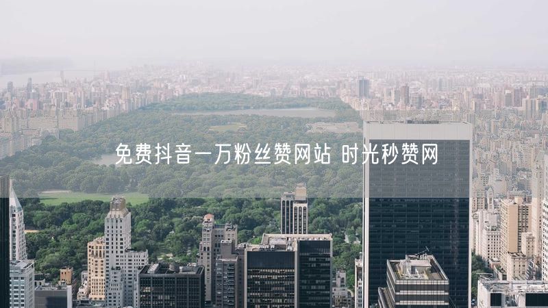 免费抖音一万粉丝赞网站 时光秒赞网