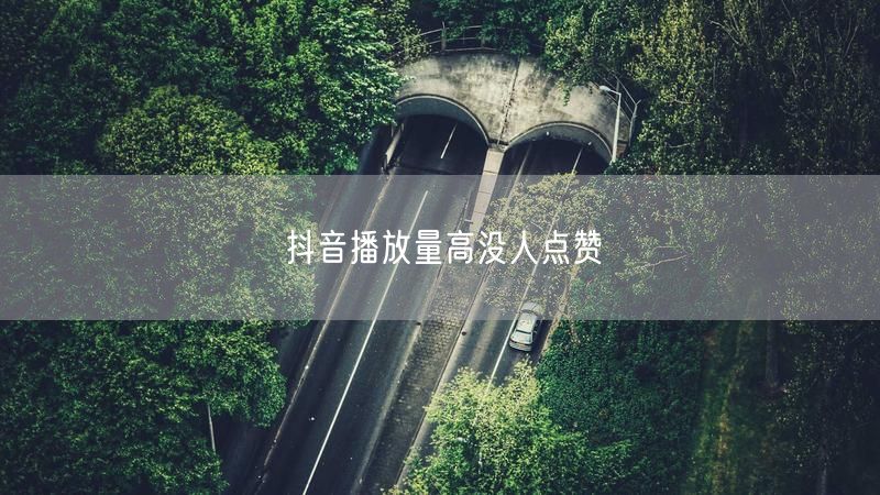 抖音播放量高没人点赞